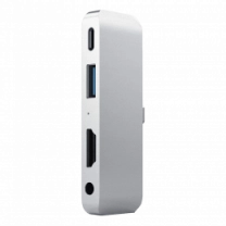 Satechi Aluminum Type-C Mobile Hub Pro Silver (ST-TCMPHS)