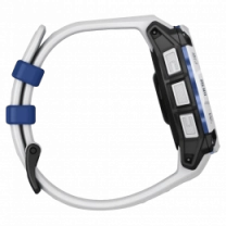 Смарт-годинник Garmin Instinct 3 45mm Solar Whitestone with Whitestone/Bolt Blue Band (010-02934-03)