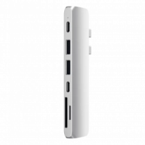 Хаб Satechi Aluminum Type-C Pro Hub Adapter Silver (ST-CMBPS)