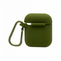 Чехол Blueo Liquid Silicone Case для Airpods 1/2 Army Green