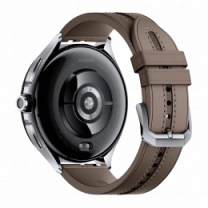 Xiaomi Watch 2 Pro Bluetooth Silver Case with Brown Leather Strap (BHR7216GL)