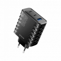 Адаптер Proove Silicone Power 45W (Type-C+USB) (black)