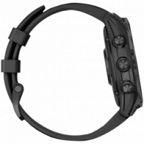 Смарт-часы Garmin Fenix ​​7 Sapphire Solar Black DLC Titanium with Black Band (010-02540-34/35/47)