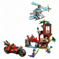 Конструктор LEGO Ninjago Автомобильная битва ниндзя у дома на дереве