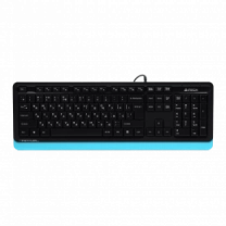 Клавіатура A4Tech Fstyler FK10 (Blue) , USB, чорний+ блакитний