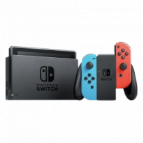 Портативна ігрова приставка Nintendo Switch with Neon Blue and Neon Red Joy-Con