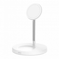 Бездротовий ЗП Belkin MagSafe 2in1 Wireless Charger white (WIZ010vfWH)