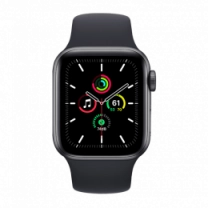 Смарт-часы Apple Watch SE 40mm Space Gray Aluminum Case with Midnight Sport Band (MKQ13)