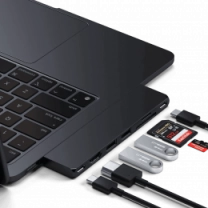 Хаб Satechi Aluminum USB-C Pro Hub Slim Adapter Midnight (ST-HUCPHSD)
