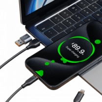 Кабель Keephone 3in1 Liquid Silicone Black (DC-23161blk)