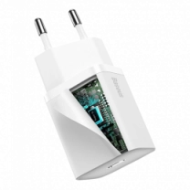 Адаптер Baseus Super Si Quick Charger Type-C 20W White (CCSUP-B02)