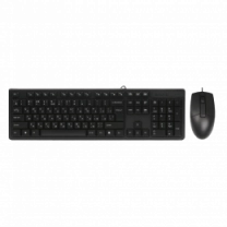 Комплект клавіатура+мишка KK-3+OP-330, USB, Чорна
