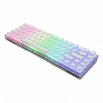 Игровая клавиатура DARK PROJECT Transparent Pudding PBT Mech. g3ms Teal KD68B ENG/UA/RU (DP-KD-68B-90)