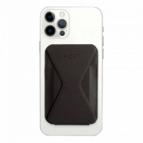 Магнитный кошелек-подставка Moft Snap-on with magsafe Black (MS007M-1-BK)