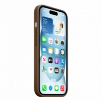 Чехол iPhone 15 Plus FineWoven Case with MagSafe - Taupe (MT473)