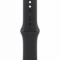 Apple Watch Series 11 GPS 46mm Jet Black Aluminium Case with Black Sport Band - S/M (MEUW4)