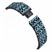 Ремешок Pitaka Dreamland Chroma Carbon Band Mosaic для Apple Watch 49/45/44mm (AWB2303)