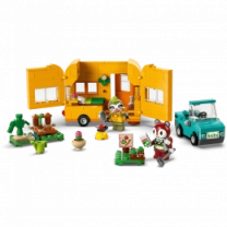 Конструктор LEGO Animal Crossing Садовый магазин и караван, принадлежащие Leif