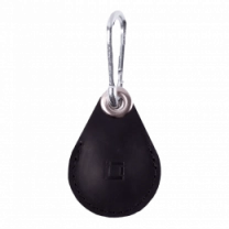 Шкіряний чохол INCARNE Key Tag для AirTag чорний