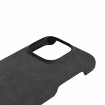 Чохол Kartell  for iPhone 15 Pro MagSafe Alcantara Grey