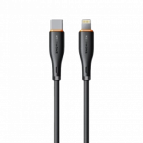 Кабель Keephone PD 27W Type-C to Lightning Liquid Silicone Cable black (DC-23015blk)
