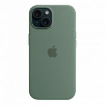 Чохол силіконовий iPhone 15 Silicone Case with MagSafe Cypress (MT0X3)