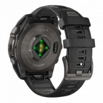 Garmin Fenix 8 47mm AMOLED Sapphire Carbon Gray DLC Titanium w.Black/Pebble Gray S.Band Б/У