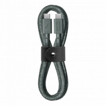 Кабель Native Union Belt Cable USB-C to USB-C Slate Green (1.2 m) (BELT-C-GRN-2-NP)