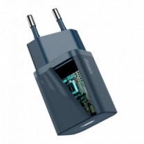 Адаптер Baseus Super Si Quick Charger Type-C 20W with Type-C to Lightning Cable Blue (TZCCSUP-B03)