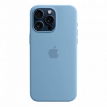 Чохол Силіконовий iPhone 15 Pro Silicone Case with MagSafe Winter Blue (MT1L3)
