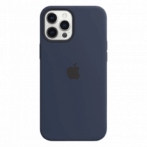Чохол iPhone 12 Pro Max Silicone Case with MagSafe - Deep Navy (MHLD3)