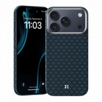 Чехол Benks ArmorGrid Magnetic Case Kevlar® Fiber iP17 Pro Blue-Collector's Edition