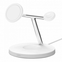 Бездротовий ЗП Belkin MagSafe 3in1 Wireless Charger white (WIZ009vfWH)