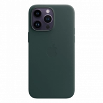 Чохол шкіряний iPhone 14 Pro Max Leather Case with MagSafe Forest Green (MPPN3)