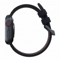 Ремешок Njord Salmon Leather Strap Dark Grey для Apple Watch 41mm/40mm (SL14110)