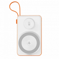 Зовнішній акумулятор Wiwu Core 2 in 1 Power Bank 10000mAh 22,5w (Wi-P007), White/Orange