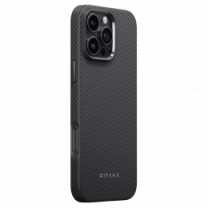 Чехол Military-Grade Protective Case Classic Twill 600D Black/Grey for iPhone 16 Pro (KI1601PPA)