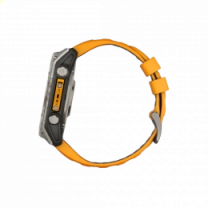 Garmin Fenix 8 51mm AMOLED Sapphire Titanium with Spark Orange/Graphite Silicone Band (010-02905-11)