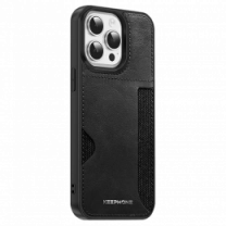 Чехол Keephone Carmen Series Leather Case for 15 Pro Max Black (MC-0125ip15pmblk)