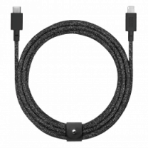 Кабель Native Union Belt Cable XL USB-C to Lightning Cosmos Black (3 m) (BELT-CL-CS-BK-3-NP)