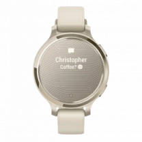 Смарт-годинник Garmin Lily 2 Active Lunar Gold with Bone Silicone Band (010-02891-00) UA