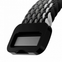 Ремешок Swictheasy Candy Braided Nylon Watch Loop for Apple Watch 40/41/42mm Black/Gray (SAW341237BY24)