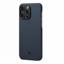 Чохол Pitaka MagEZ Case 3 Twill 1500D Black/Blue for iPhone 14 Pro (KI1408P)