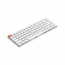 Клавиатура механическая Keychron K3 84Key, Gateron Red, BT/USB-A, Low Profile, EN/UKR, No Led, Белая