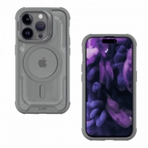 Чехол Laut Crystal MATTER для iPhone 15 Pro MagSafe Grey(L_IP23B_CM4_GY)