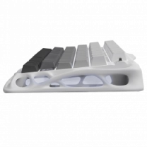 Клавіатура механічна GravaStar Mercury K1 80keys, GravaStar x Kailh Cheery Pink, EN/UKR, BT/WL/USB, білий