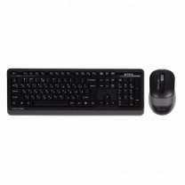 A4Tech Fstyler FG1010, комплект бездротовий клавіатура з мишою, чорний+сірий колір