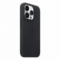 Чохол шкіряний iPhone 14 Pro Leather Case with MagSafe Midnight (MPPG3)