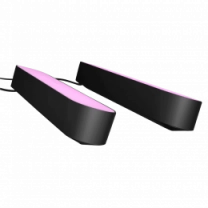 Панель освітлення розумна Philips Hue Play, 2000K-6500K, RGB, ZigBee, димування, базовий комплект, блок живлення, 2шт, чорний