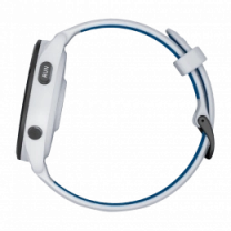 Garmin Forerunner 265 Black Bezel w. Whitestone Case and Whitestone/Tidal Blue S. Band (010-02810-01/11/51)